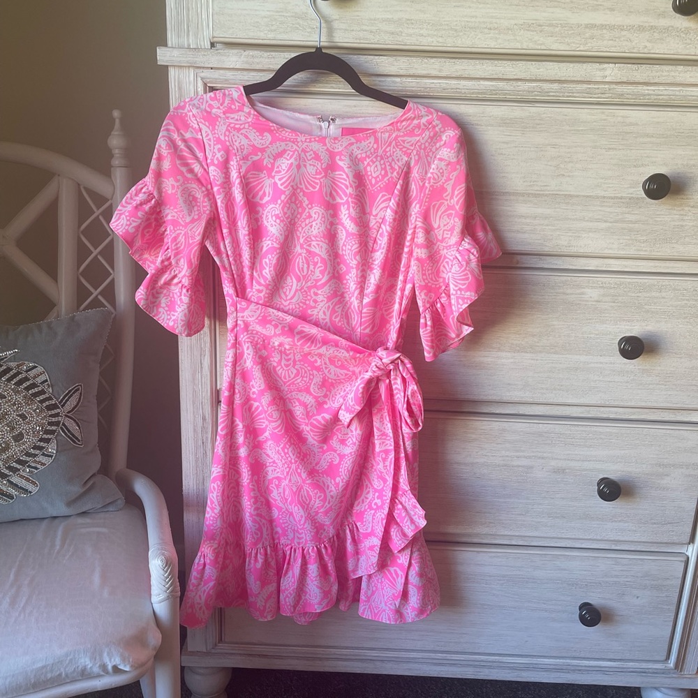 Lilly Pulitzer pink dress